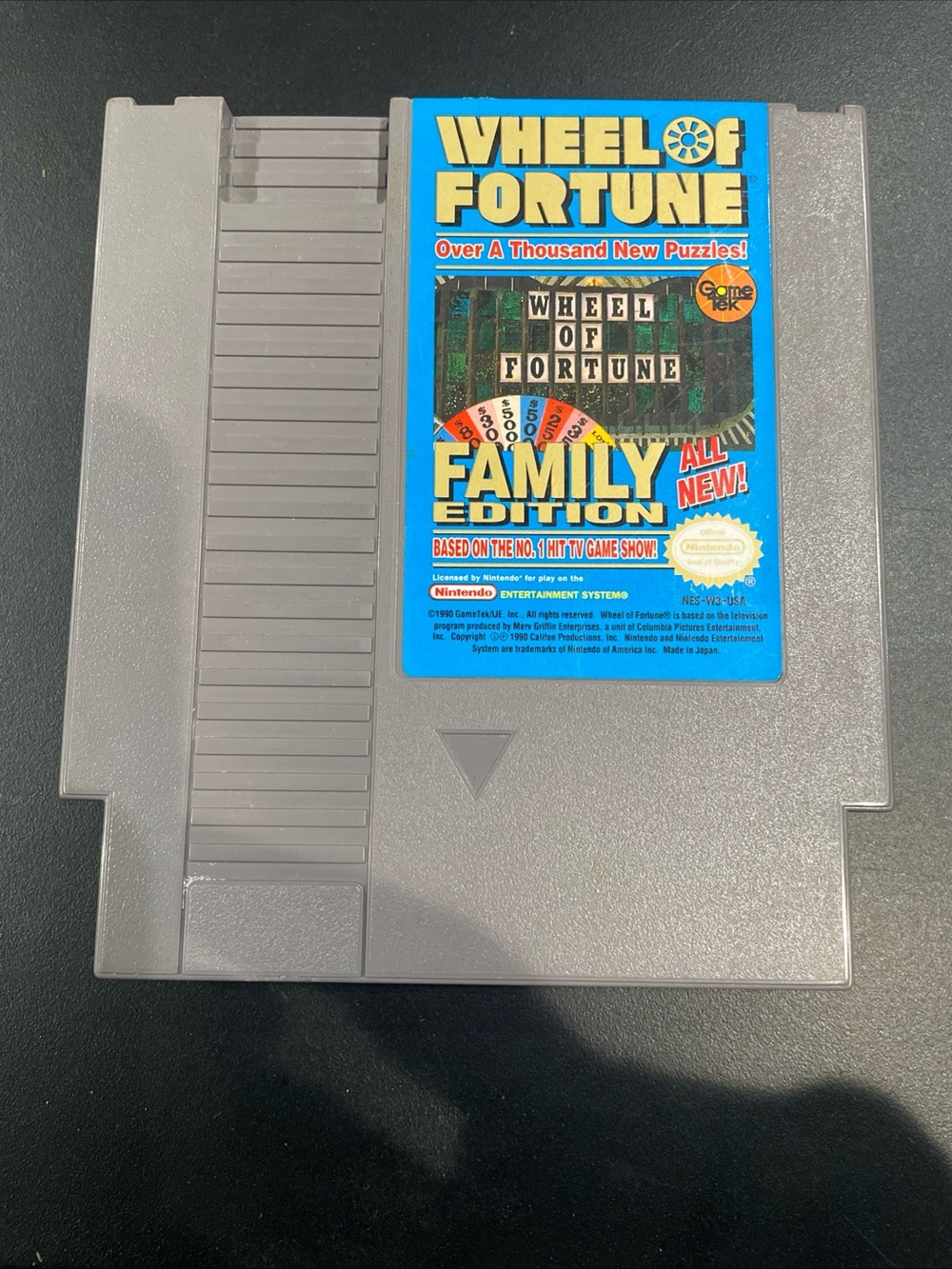 Wheel of Fortune Family Edition Nintendo NES Video Game